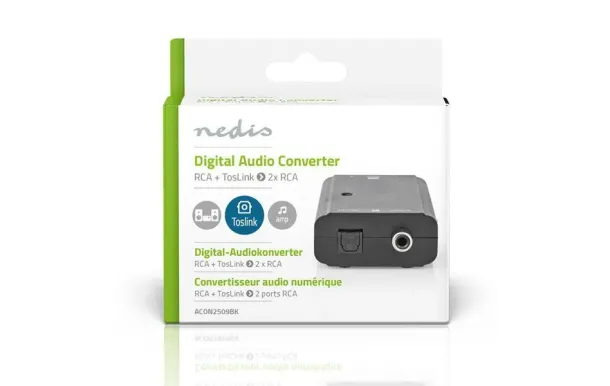 NEDIS Connectique Audio Co ACON2509BK